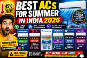 What are the best highly-rated ACs for summer in India in 2026, based on Amazon and other review sources — with a brand-wise comparison and brainstorm?